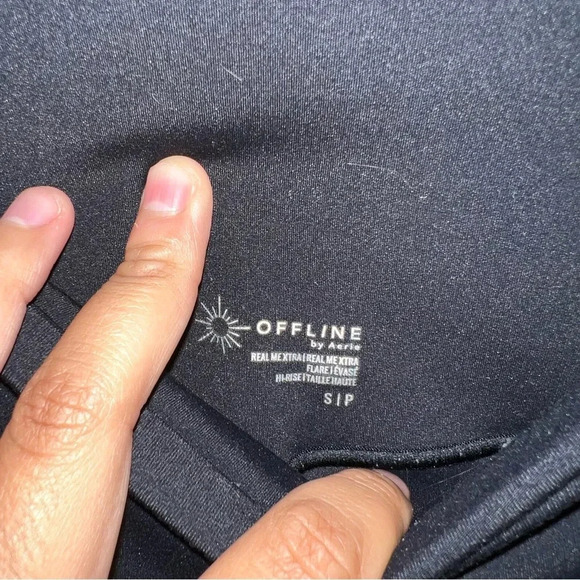 Aerie OFFLINE Real Me Xtra High Waisted Slit Flare Legging Small - Picture 4 of 10